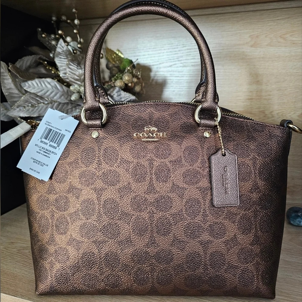 Coach  Sadie Satchel Bag .